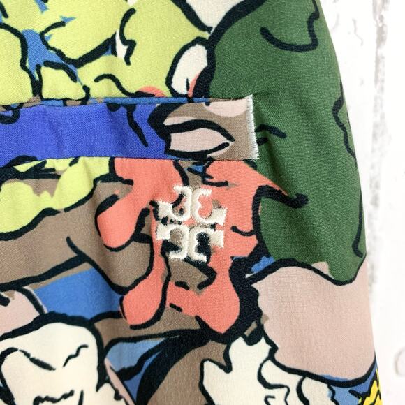 Tory Burch Womens Performace Printed Golf Skort Multi Painted Bouquet Size Small - Picture 11 of 16